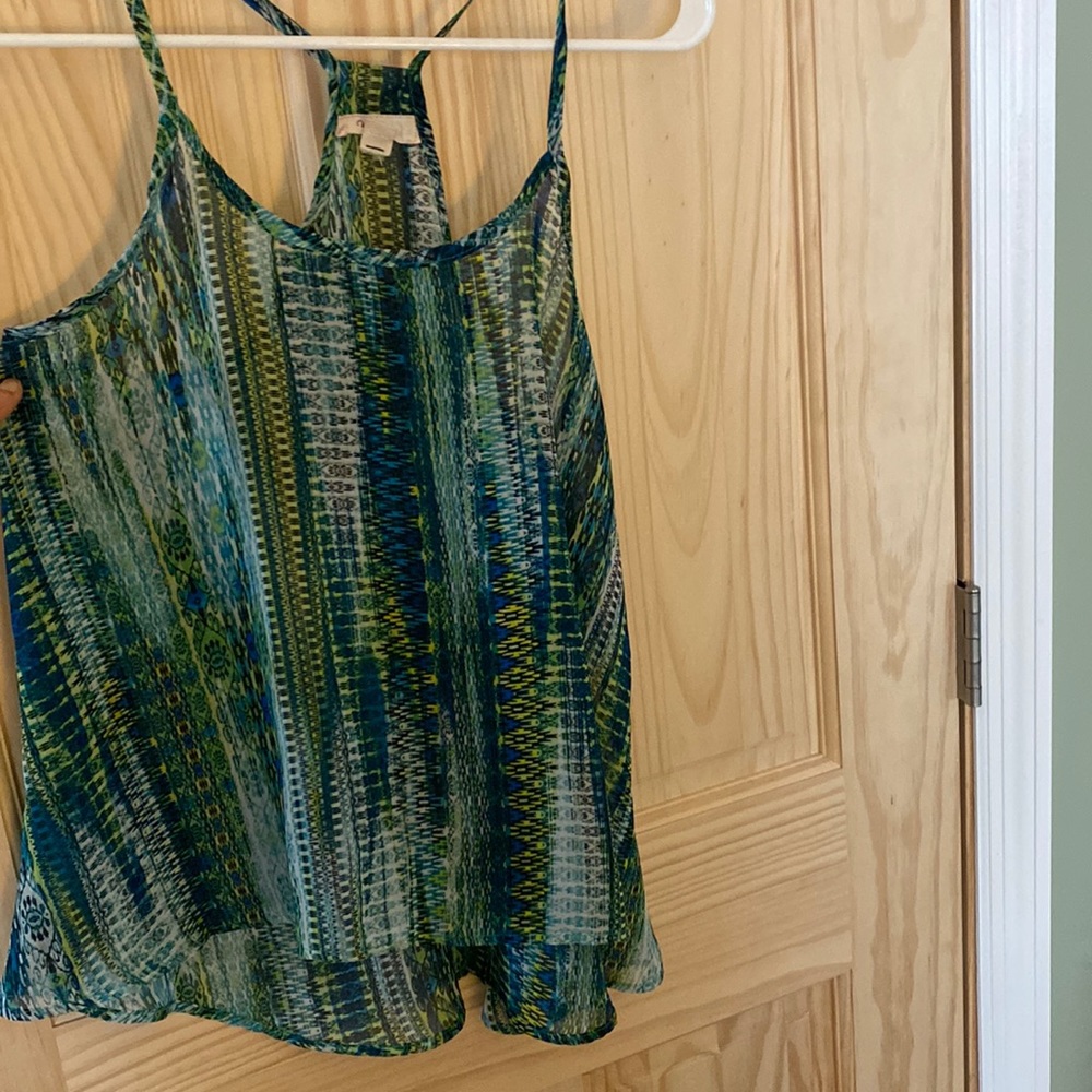 Delicate flowy summer tank